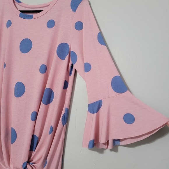 NWT SOL RHR Boutique Polka-dot Blouse - Picture 6 of 11